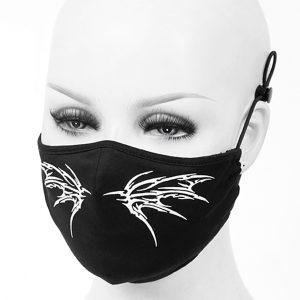 le grand escompte DEVIL FASHION Masque ‘White Butterfly’ Noir 12