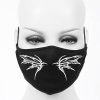 le grand escompte DEVIL FASHION Masque ‘White Butterfly’ Noir 22