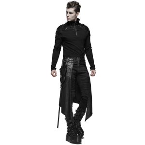 en promotion PUNK RAVE Mi-Jupe Kilt Pour Hommes ‘Assassin’s Creed’ Noire 19