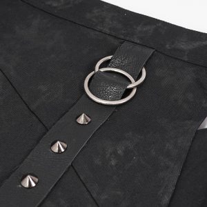 DEVIL FASHION Mi-Jupe Kilt Pour Hommes ‘Catacomb’ Noire acheter 43