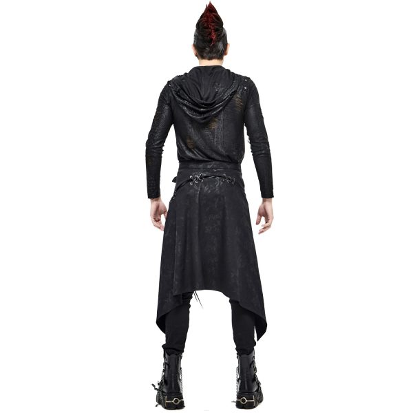 DEVIL FASHION Mi-Jupe Kilt Pour Hommes ‘Catacomb’ Noire acheter 4