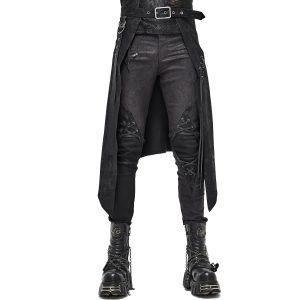 DEVIL FASHION Mi-Jupe Kilt Pour Hommes ‘Catacomb’ Noire acheter 25