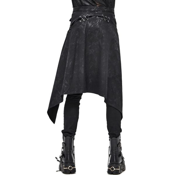 DEVIL FASHION Mi-Jupe Kilt Pour Hommes ‘Catacomb’ Noire acheter 6