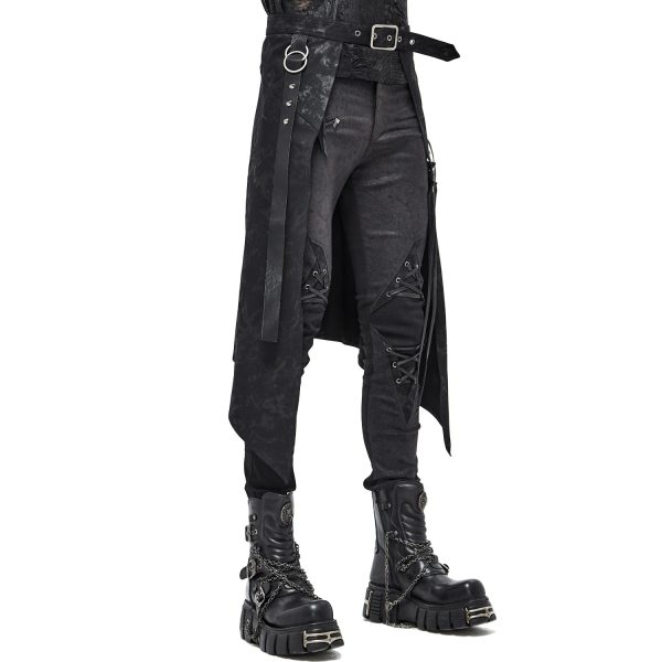 DEVIL FASHION Mi-Jupe Kilt Pour Hommes ‘Catacomb’ Noire acheter 7