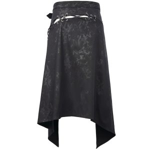 DEVIL FASHION Mi-Jupe Kilt Pour Hommes ‘Catacomb’ Noire acheter 37