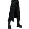 PUNK RAVE Mi-Jupe Kilt Pour Hommes ‘Goth Stylish’ Noire site officiel 61