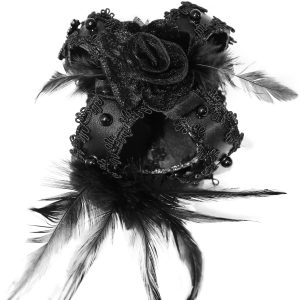 solde en ligne DEVIL FASHION Mini Chapeau Couronne ‘Imperatrice’ Noir 46