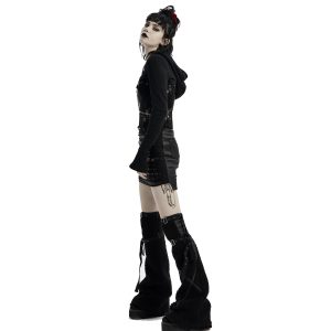 PUNK RAVE Mini-Jupe ‘Laced Doll’ Noire site officiel 31