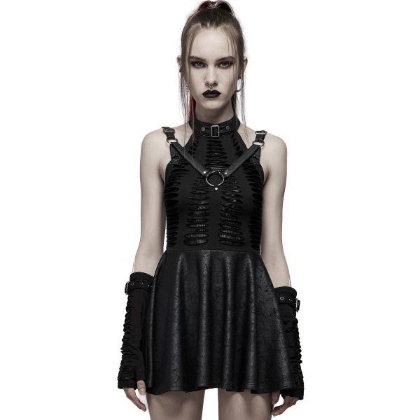 PUNK RAVE Mini Robe ‘Willow’ Noire fashioniable 10