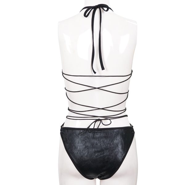 DEVIL FASHION Monokini ‘Punk Wave’ Noir soldes luxe 10