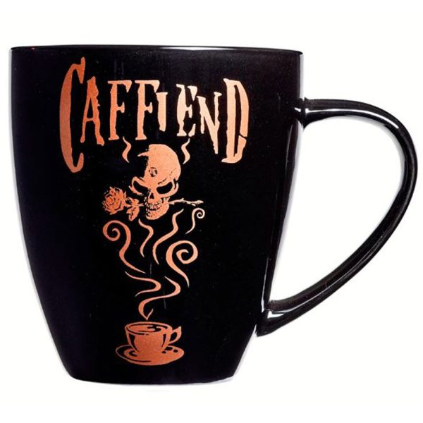 a Prix Discount ALCHEMY GOTHIC Mug ‘Caffiend’ 1