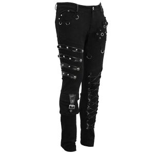 achetez DEVIL FASHION Pantalon ‘Acanthus’ En Jean Noir 41