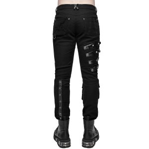 achetez DEVIL FASHION Pantalon ‘Acanthus’ En Jean Noir 29