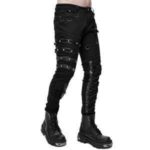 achetez DEVIL FASHION Pantalon ‘Acanthus’ En Jean Noir 33