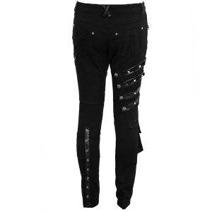 achetez DEVIL FASHION Pantalon ‘Acanthus’ En Jean Noir 37