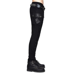 Vente DEVIL FASHION Pantalon ‘Argoth’ Noir 26