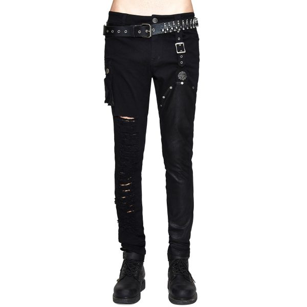 Vente DEVIL FASHION Pantalon ‘Argoth’ Noir 1