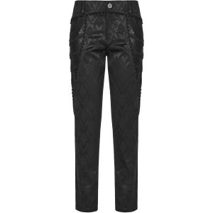 PUNK RAVE Pantalon ‘Arnegliscus’ Noir REMISE 34