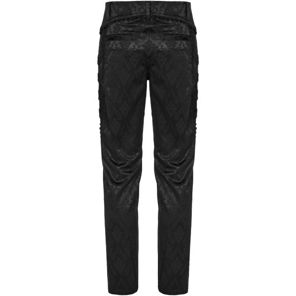 PUNK RAVE Pantalon ‘Arnegliscus’ Noir REMISE 11