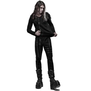 marque pas cher en ligne PUNK RAVE Pantalon ‘Dark Devil’ Noir 23