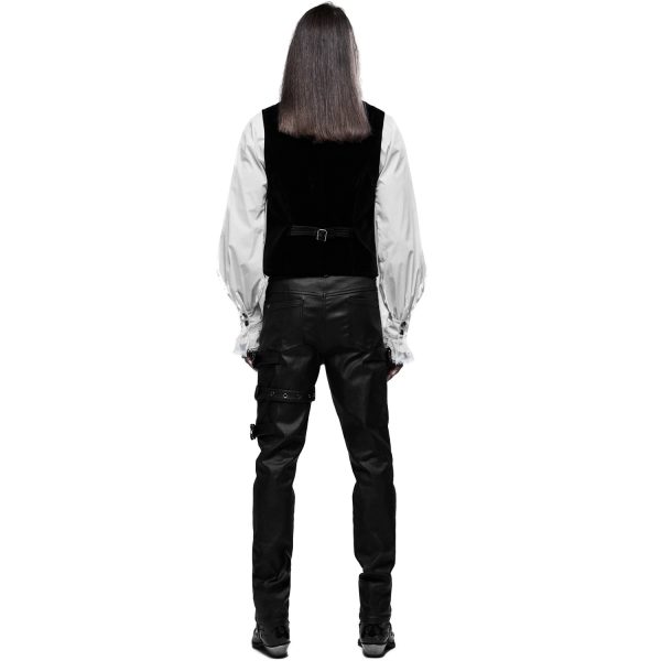 mode pas cher PUNK RAVE Pantalon ‘Asmodeus’ Noir 7