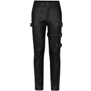 mode pas cher PUNK RAVE Pantalon ‘Asmodeus’ Noir 39