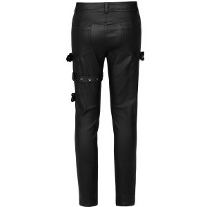 mode pas cher PUNK RAVE Pantalon ‘Asmodeus’ Noir 41