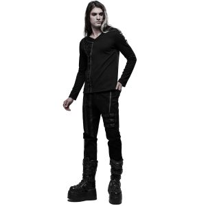 marque pas cher en ligne PUNK RAVE Pantalon ‘Dark Devil’ Noir 31