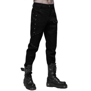 PUNK RAVE Pantalon ‘Astaroth’ Noir a Prix Discount 43