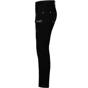 PUNK RAVE Pantalon ‘Astaroth’ Noir a Prix Discount 51