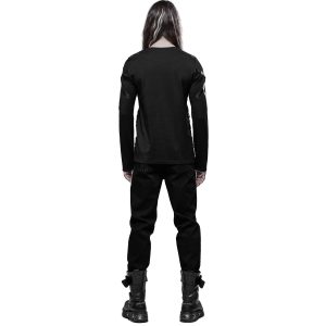 PUNK RAVE Pantalon ‘Astaroth’ Noir a Prix Discount 25