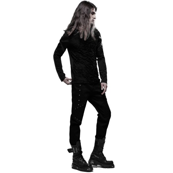 PUNK RAVE Pantalon ‘Astaroth’ Noir a Prix Discount 8