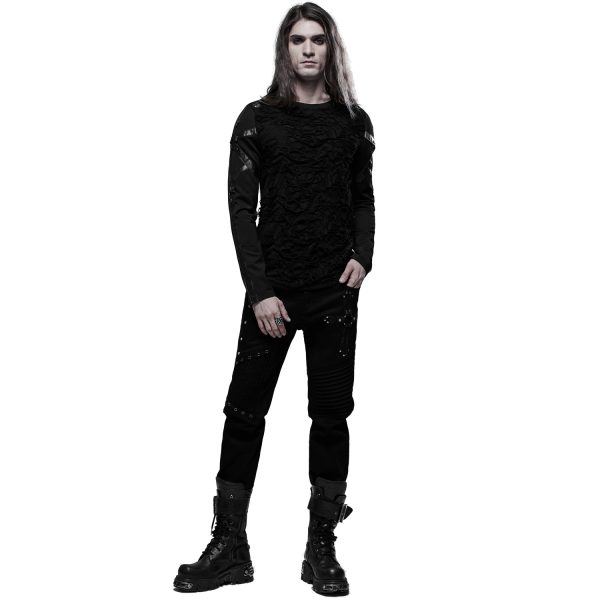 PUNK RAVE Pantalon ‘Astaroth’ Noir a Prix Discount 9