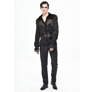 mode DEVIL FASHION Pantalon ‘Atkins’ En Jacquard Noir 22