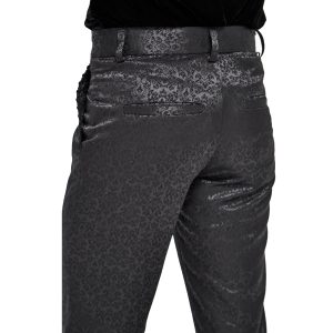 mode DEVIL FASHION Pantalon ‘Atkins’ En Jacquard Noir 40