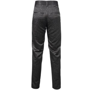 mode DEVIL FASHION Pantalon ‘Atkins’ En Jacquard Noir 44