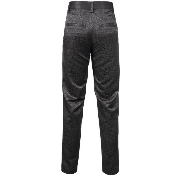 mode DEVIL FASHION Pantalon ‘Atkins’ En Jacquard Noir 14