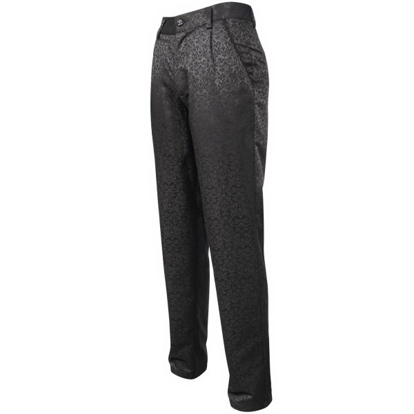 mode DEVIL FASHION Pantalon ‘Atkins’ En Jacquard Noir 15