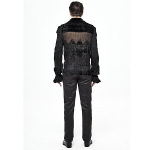 mode DEVIL FASHION Pantalon ‘Atkins’ En Jacquard Noir 24