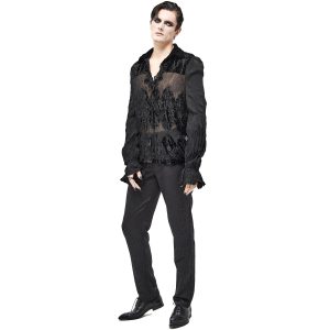 mode DEVIL FASHION Pantalon ‘Atkins’ En Jacquard Noir 26