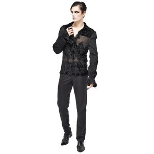 mode DEVIL FASHION Pantalon ‘Atkins’ En Jacquard Noir 28