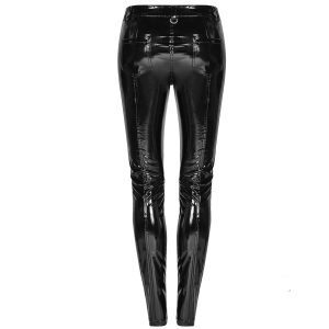 boutique en ligne PUNK RAVE Pantalon ‘Ball Jointed Doll’ En Vinyle Noir 35