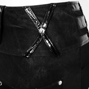 DEVIL FASHION Pantalon ‘Black Star’ Noir Authentic Original licence 55