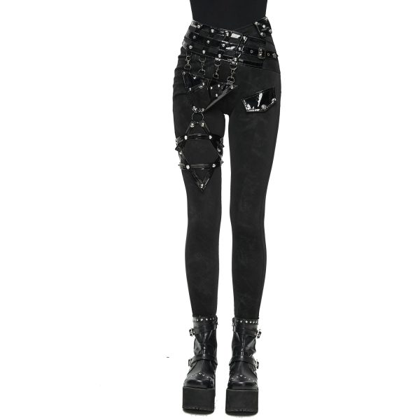 DEVIL FASHION Pantalon ‘Black Star’ Noir Authentic Original licence 1