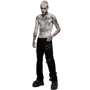 PUNK RAVE Pantalon ‘Calargaff’ Noir soldes en ligne 24