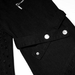 PUNK RAVE Pantalon ‘Calargaff’ Noir soldes en ligne 50