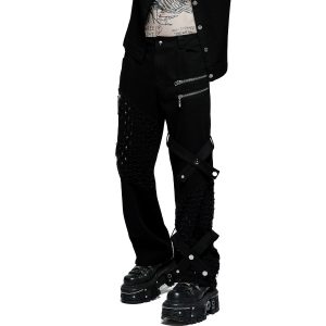 PUNK RAVE Pantalon ‘Calargaff’ Noir soldes en ligne 34