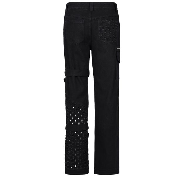 PUNK RAVE Pantalon ‘Calargaff’ Noir soldes en ligne 10