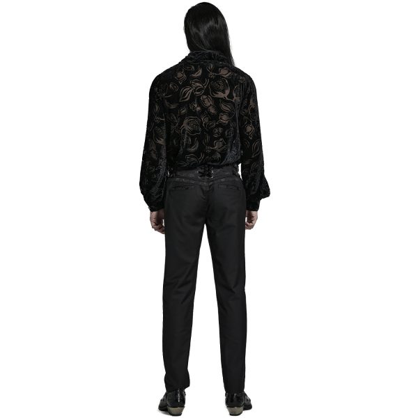 PUNK RAVE Pantalon ‘Cannabas’ Noir achat 4