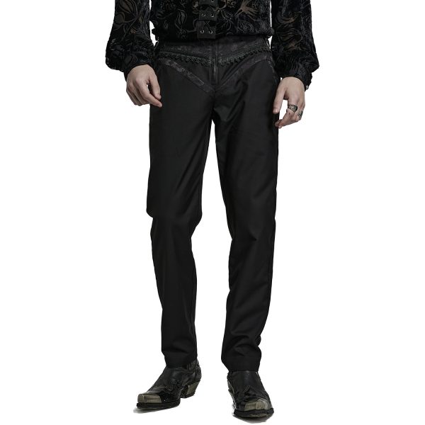 PUNK RAVE Pantalon ‘Cannabas’ Noir achat 1